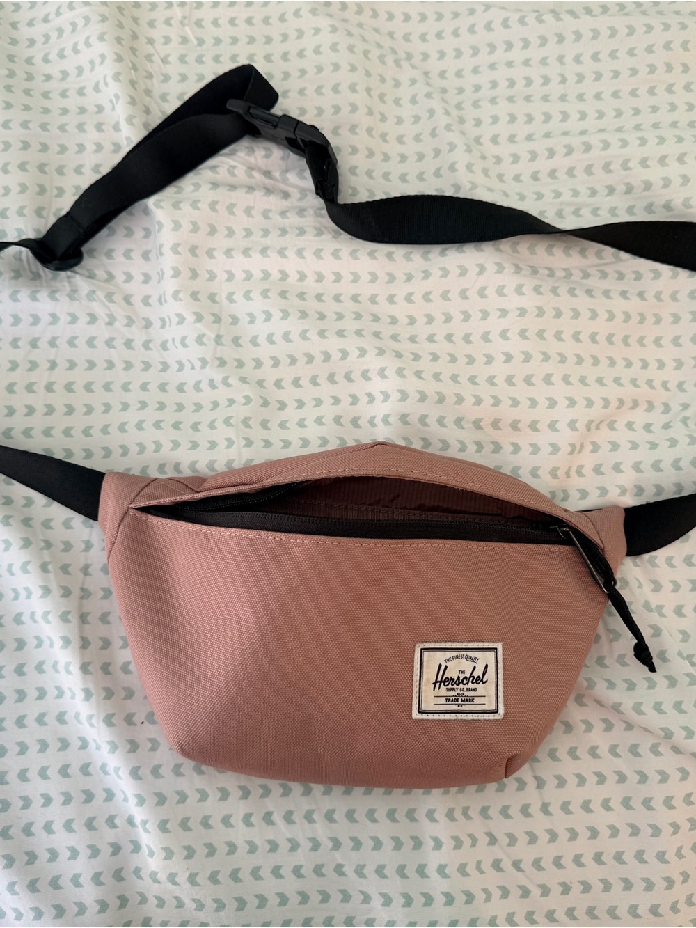 Herschel Supply Co. Dusty Rose Waist Pack with Black Strap